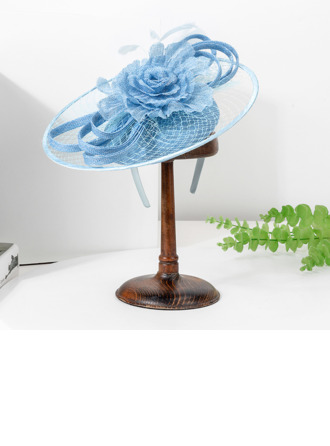 Dla kobiet Odłączany Faux Feather Poliester Kentucky Derby Fascynatorzy Z Zacisk