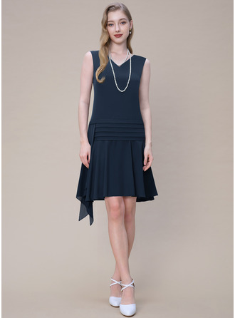 Vestido de día años 20 con plisado