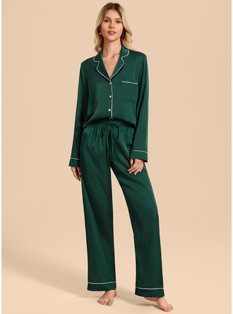 Conjunto de pijama de satén mate