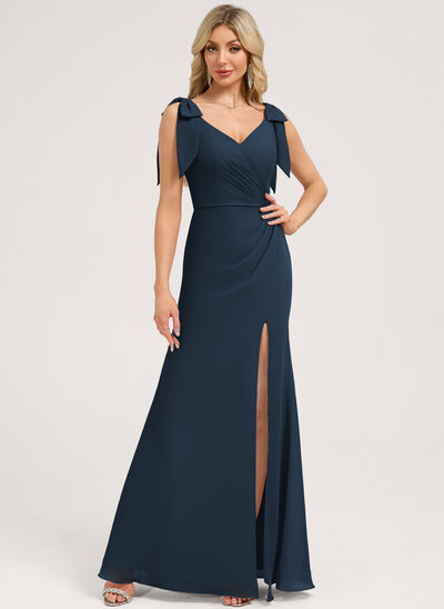 A-line Chiffon Dress