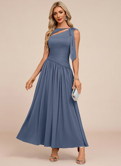Pleated Midi Dress