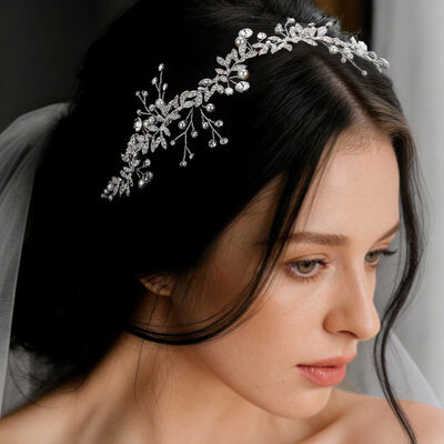 Rhinestone Pearl Hair Accessories Headpieces