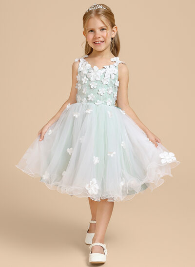 A-line Bow Tulle Dress