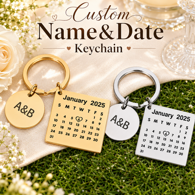 1 PC Personalized Keychain Stainless Steel