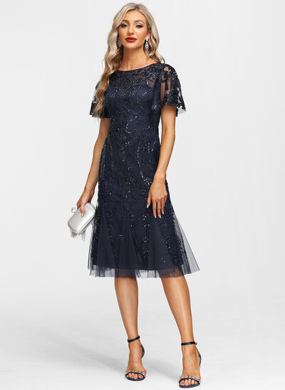 Renda midi vestido