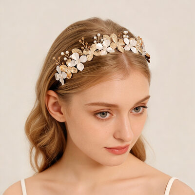 Pearl Flower Headbands Hair Accessories Headpieces