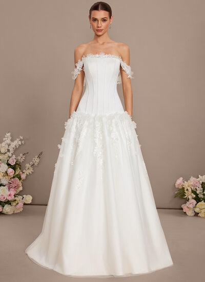Robe princesse à bustier multipositions en dentelle