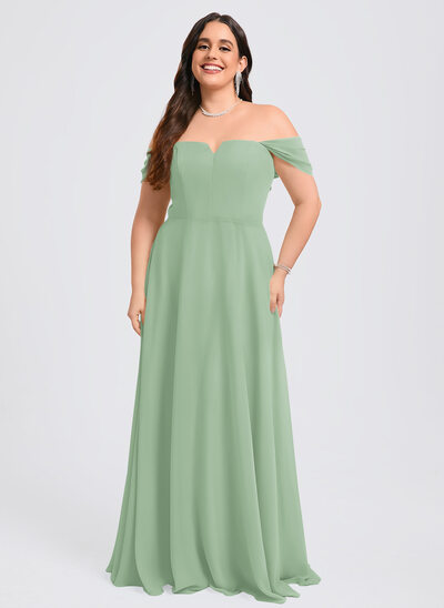 A-line Square Chiffon Dress