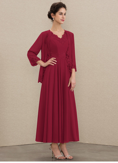 Corte em a lantejoulas chiffon vestido