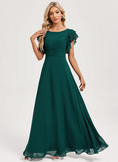 A-Linie Chiffon Kleid