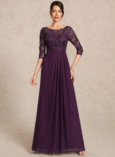 A-line Embroidered Lace Dress