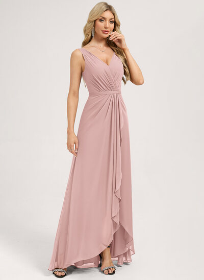 Kleid in A-Linie aus Chiffon