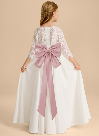 A-line Bow Tulle Dress