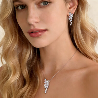 элегантный Цирконий свадьба Серьги Ювелирные наборы Количество