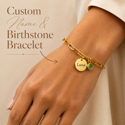 1 PC Personalized Bracelet Stainless Steel