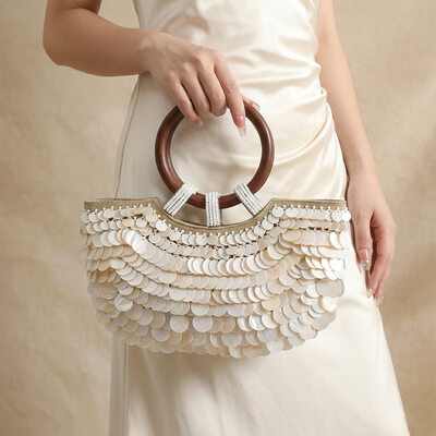 Casual Acrylic Evening Bags in Multicolor