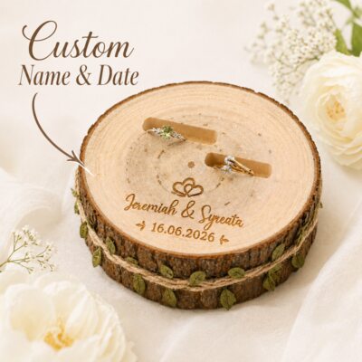 1 PC Personlig Ringholder Bride Gaver Tre