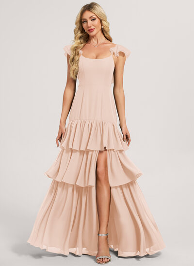 A-line Chiffon Dress
