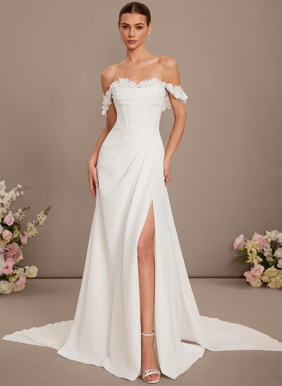 Robe trapèze à col cœur bustier multipositions en mousseline