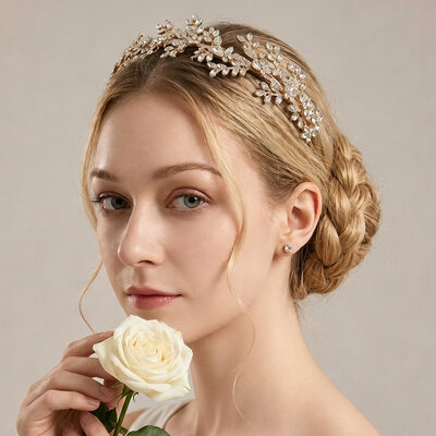 Cristal tiaras acessórios de cabelo
