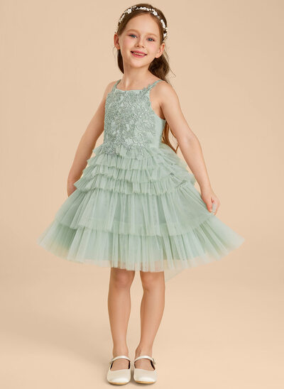 A-line Bow Tulle Dress