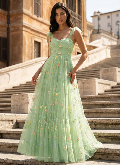 Bow Lace Maxi Dress