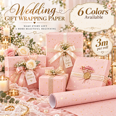 1 PC Wrapping Paper Card Paper