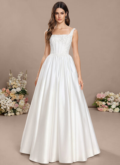 Ball-Gown/Princess Square Lace Dress