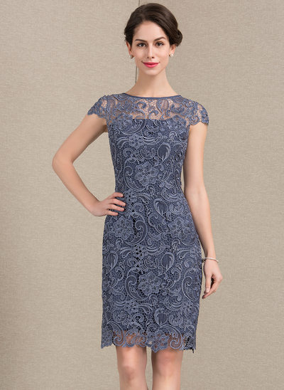 Peacock Mother of the Bride Dresses Knee Length
