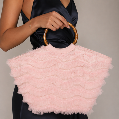 Casual PVC Evening Bags in Pink