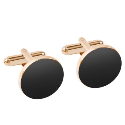 JJ's House Classic Geometric Metal Cufflinks
