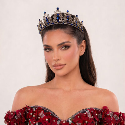 Rhinestone Crowns & Tiaras Hair Accessories Headpieces