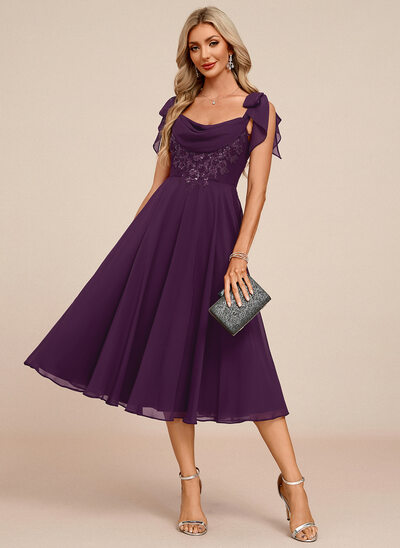 Chiffon Midi Dress