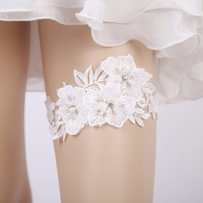 Wedding Garter for Bride with Stretchy Soft Lace
