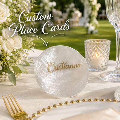 1 pc personalizzato segnaposti sposa regali plastica