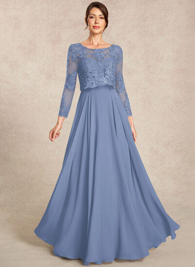 A-line Sequins Lace Dress