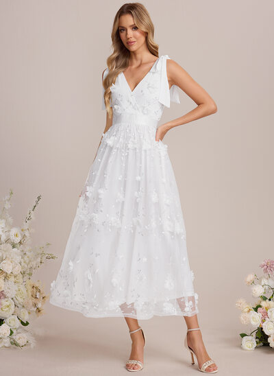 Robe trapèze en tulle