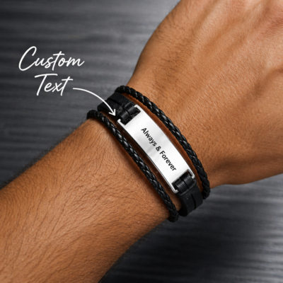 1 PC Personlig Armbånd Groomsmen Gaver Klassisk stil Legering