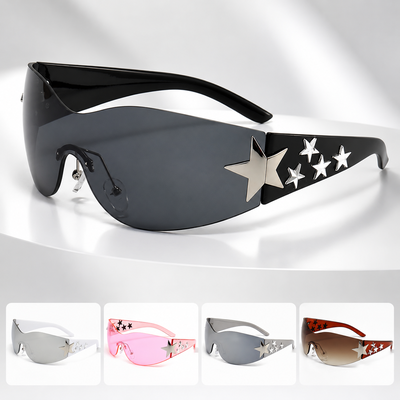 1 pc óculos com strass policarbonato