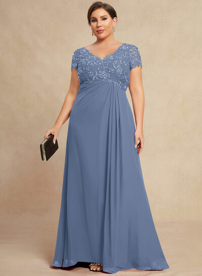 Empire Pleated Lace Dress