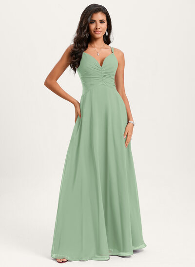 A-line Chiffon Dress