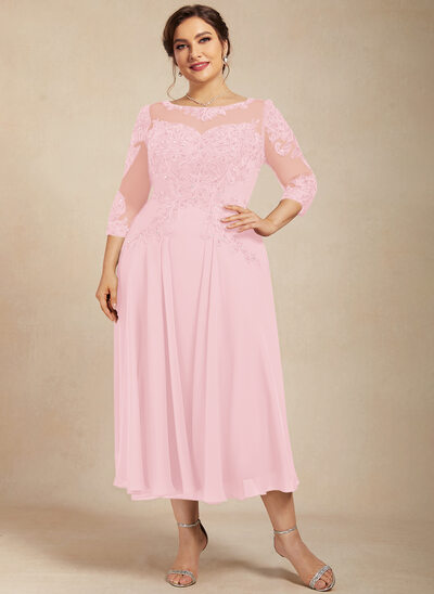 A-line Sequins Lace Dress