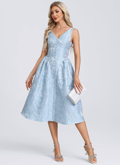 Jacquard Midi Kjole