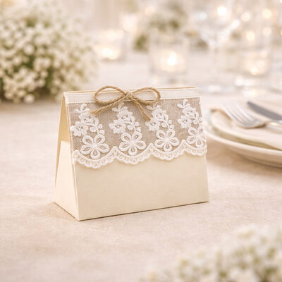 1set/5pcs Wedding Day Card Bride Gifts Attractive Lace