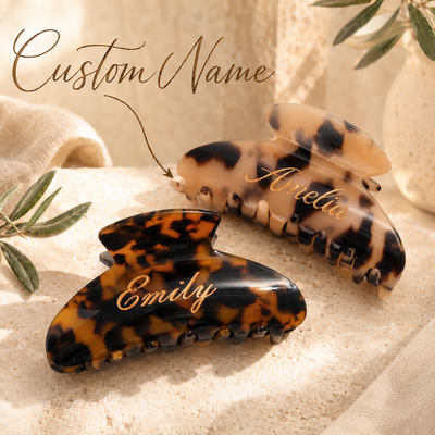 1 PC Personalized Hair Claw Clip Bride Gifts Acrylic