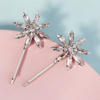 Rhinestone Sets Hair Accessories Headpieces (Set of 2)