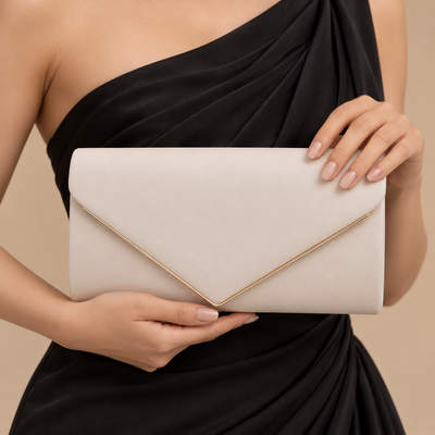 Casuale pu pochette in rosa