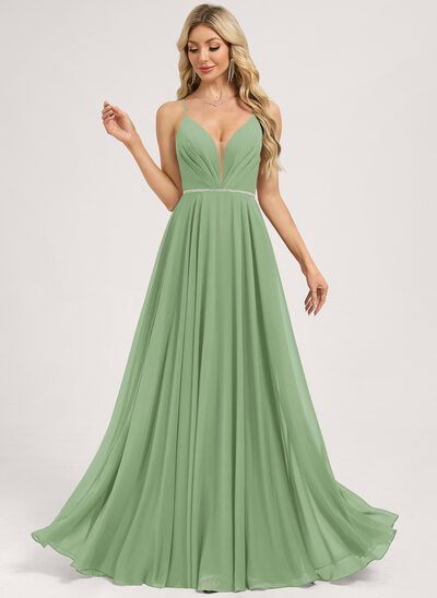 A-line Chiffon Dress