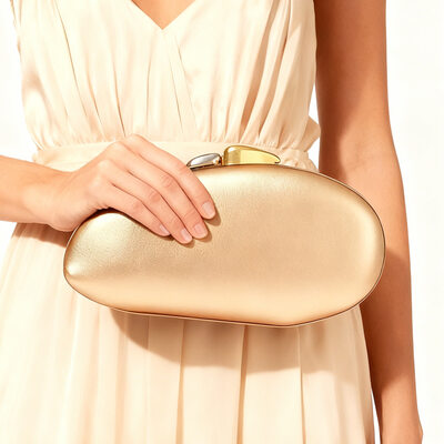 Fiesta fiesta de graduación noche pu bolsos de mano en oro 