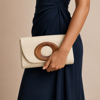 Casual plástico bolsas de embreagem em branco